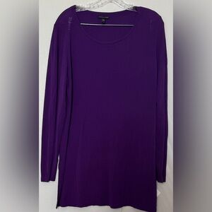 Eileen Fisher Vibrant Purple Top‎
